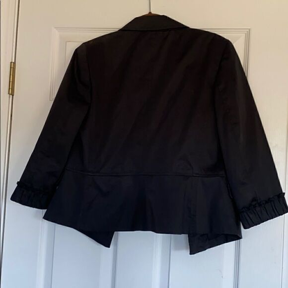 Talbots Black 3/4 Sleeve Blazer Size 6P - Picture 9 of 10